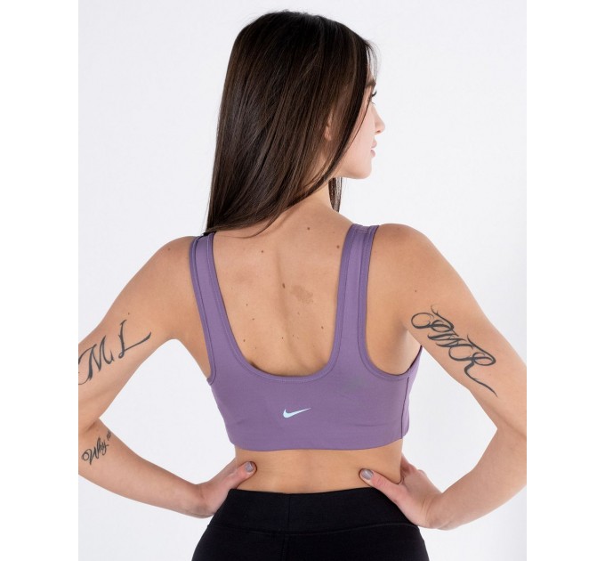 Топ Nike W Nk Df Swsh Scpbk Gx Bra DD1139-574