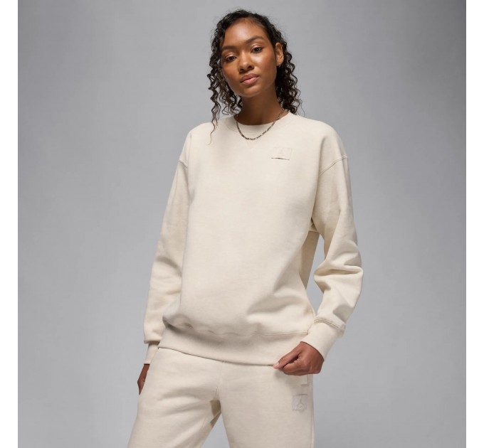 Кофта жіночі Jordan Flight Fleece Crew-Neck Sweatshirt (FV7053-104)