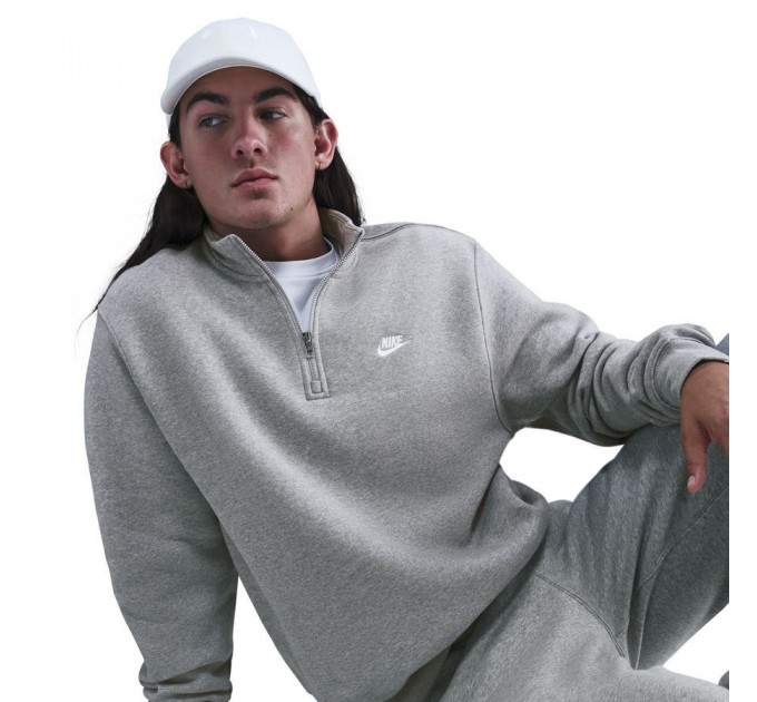 Кофта мужская Nike Club 1/2 Zip Fleece (FN3864-063)