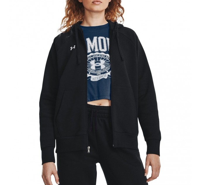 Кофта женские Under Armour Ua Rival Fleece Fz Hoodie (1379495-001)