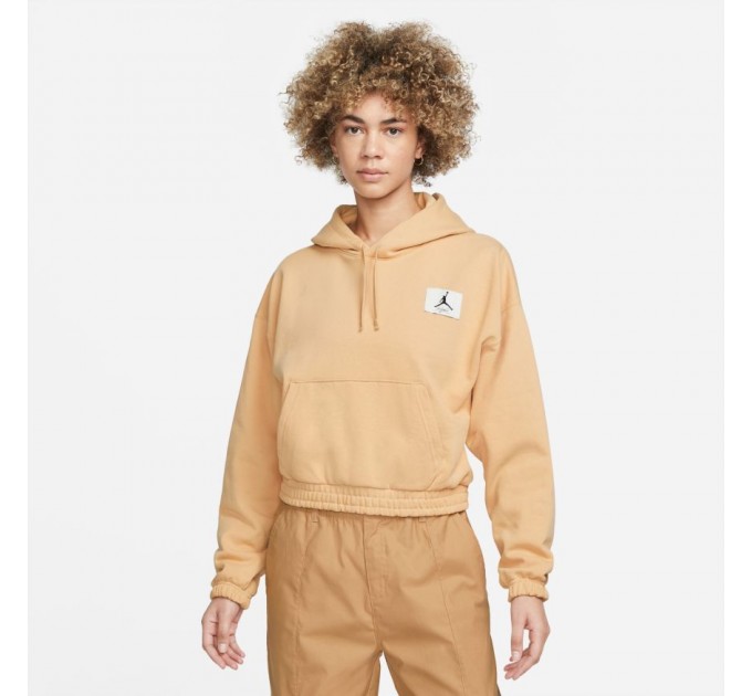 Кофта жіночі Jordan Air Essentials Fleece Hoodie Beige (DD6998-268)