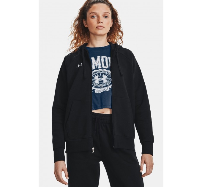 Кофта женские Under Armour Ua Rival Fleece Fz Hoodie (1379495-001)