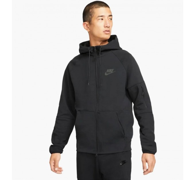 Кофта мужская Nike Sportswear Hoodie Full-Zip Black (DD5284-010)