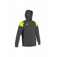 Олимпийка Joma CREW III 101271.159 цвет: серый/салатовый