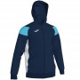 Олимпийка Joma CREW III 101271.342 цвет: темно-синий/голубой