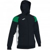Олимпийка Joma CREW III 101271.104 цвет: черный/зеленый