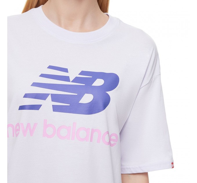 Футболка New Balance Essentials Stacked Logo WT03519LIA