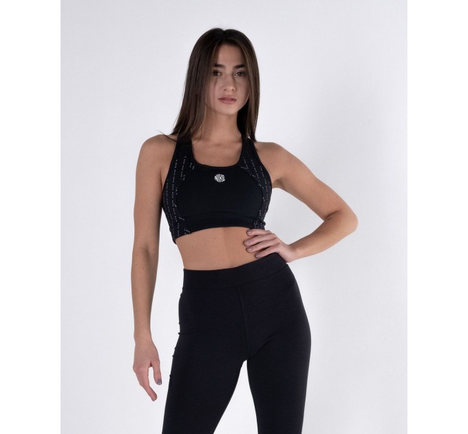 Топ Nike W Nk Df Swsh Icnclsh Kh Bra DD1187-010