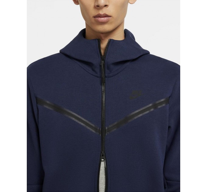 Бомбер унисекс Nike Nsw Tech Fleece Hoodie Fz (CU4489-410)