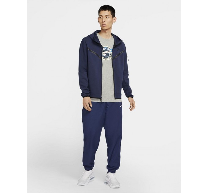 Бомбер унисекс Nike Nsw Tech Fleece Hoodie Fz (CU4489-410)