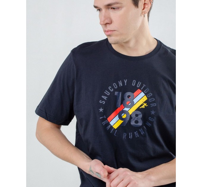 Футболка Saucony Rested Short Sleeve 800258-BKSC