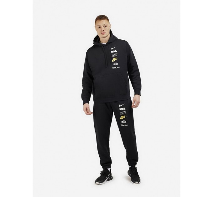 Кофта мужские Nike M Nk Club+ Bb Po Hoodie Mlogo Flc (DX0783-010)
