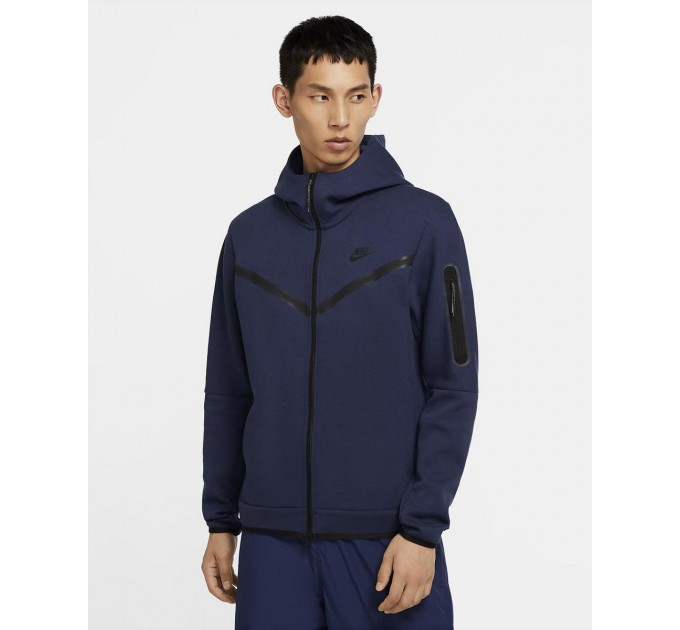 Бомбер унисекс Nike Nsw Tech Fleece Hoodie Fz (CU4489-410)