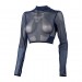 Топ Reebok Lm Mesh Ls Crop GN5957