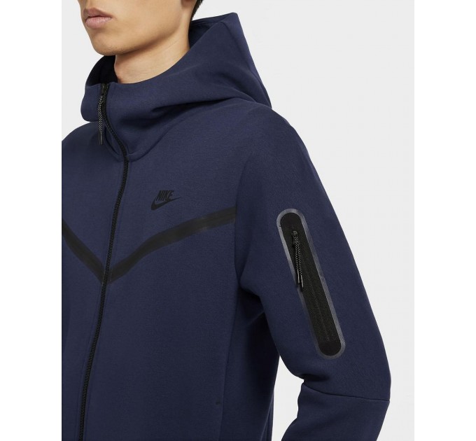 Бомбер унисекс Nike Nsw Tech Fleece Hoodie Fz (CU4489-410)