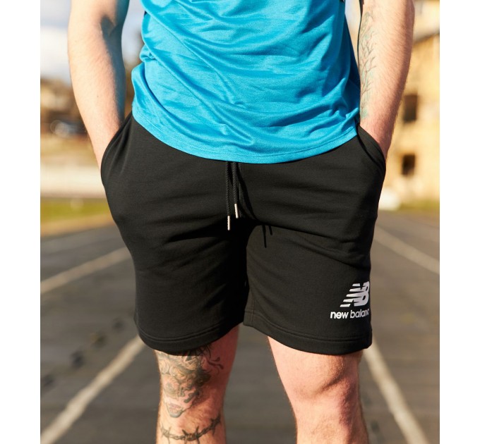 Шорты New Balance Ess Stacked Logo