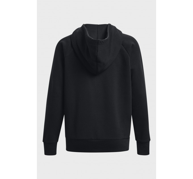 Кофта жіночі Under Armour Sweatshirt Ua Rival Fleece Fz Hoodie-Blk Black (1379497-001)