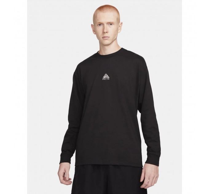 Кофта мужская Nike Acg Lungs Long-Sleeve T-Shirt Black (DR7753-011)