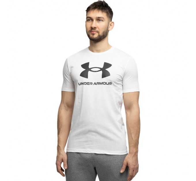 Футболка чоловіча Under Armour Sportstyle Logo Tshirt (1382911-100)