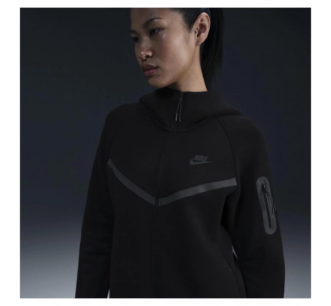 Кофта жіночі Nike W Nsw Tch Flc Wr Fz Hdy 2 (HV6747-010)