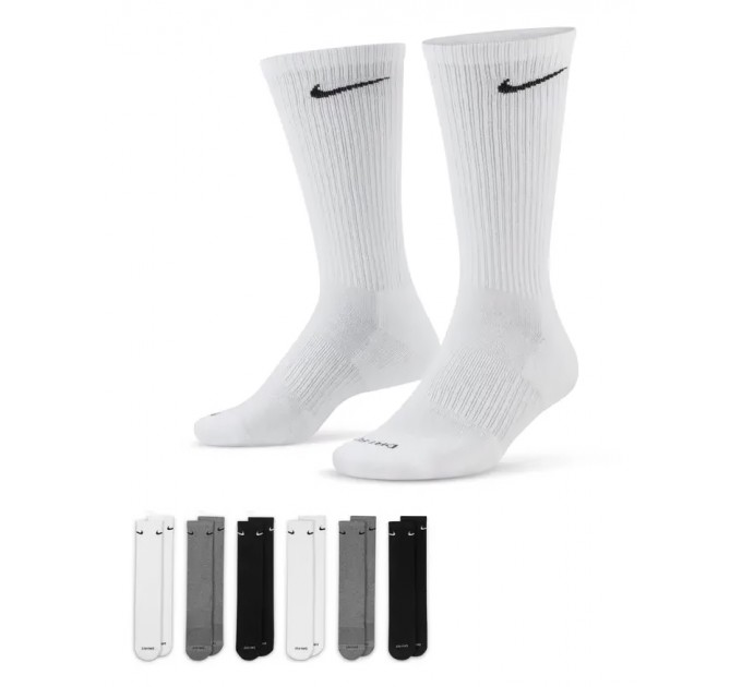 Шкарпетки Nike U Nk Ed Pls Csh Crw 6Pr - 132 (SX6897-965)