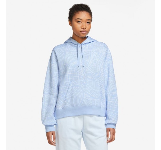 Кофта жіночі Jordan Fleece Pullover 'Ice Blue' (DV1417-411)
