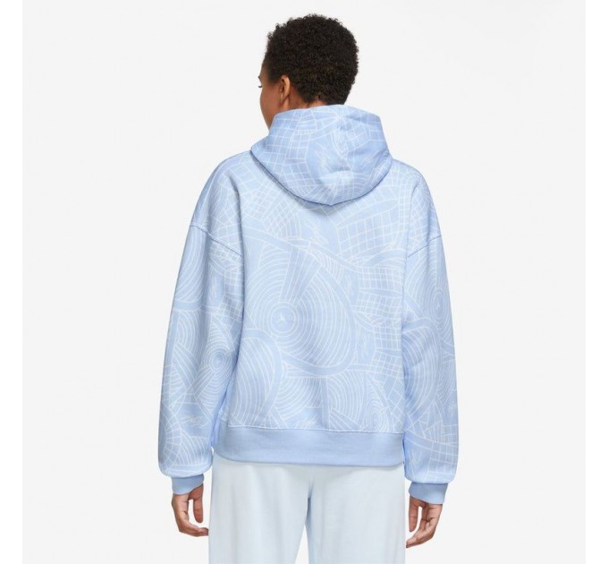 Кофта женские Jordan Fleece Pullover 'Ice Blue' (DV1417-411)
