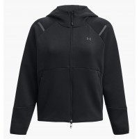 Кофта женские Under Armour Unstoppable Flc Fz Black (1379842-001)