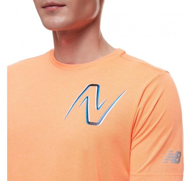 Футболка New Balance Graphic Impact Run Ss MT21277VO2
