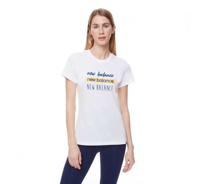 Футболка New Balance Sport Script Repeat WT21802WT