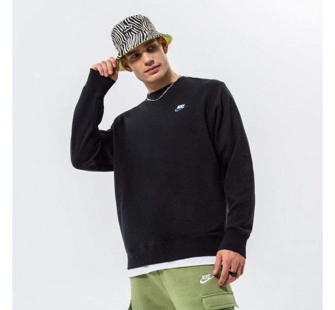 Кофта мужские Nike Sportswear Club Fleece Crewneck Sweatshirt (DQ8383-010)
