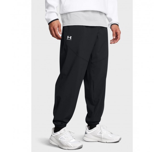 Брюки чоловічі Under Armour Rival Wide Leg Pant Black (1386557-001)