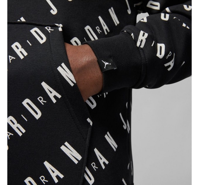 Бомбер чоловічий Jordan Essentials Aop Fleece Pullover (DV7640-010)