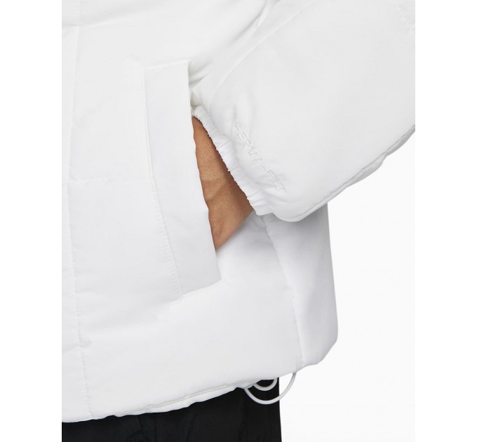 Куртка жіноча Nike Sportswear Classic Puffer Therma-Fit Loose Hooded Jacket (FB7672-100)