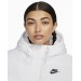 Куртка жіноча Nike Sportswear Classic Puffer Therma-Fit Loose Hooded Jacket (FB7672-100)
