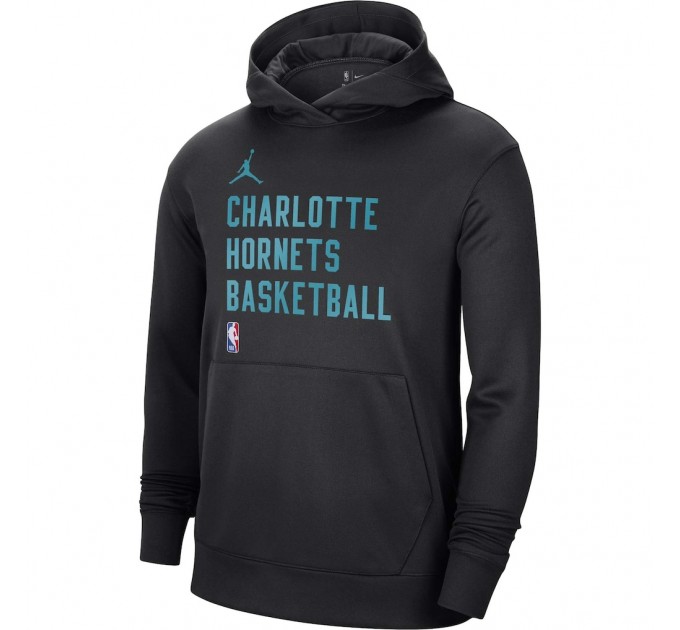 Кофта чоловіча Jordan Brand Black Charlotte Hornets (FB3690-010)