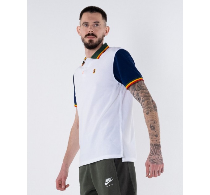 Футболка Nike The Polo Df Heritge Slim2 DA4379-100
