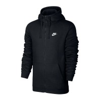 Реглан Nike NSW Club Hoodie FZ BB цвет:черный