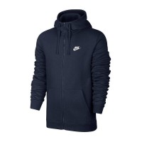 Реглан Nike NSW Club Hoodie FZ BB цвет: темно-синий