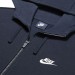 Реглан Nike NSW Club Hoodie FZ BB цвет: темно-синий