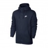 Реглан Nike NSW Club Hoodie FZ BB цвет: темно-синий