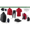 Набор Nike Academy 657, красный
