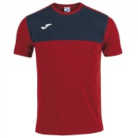 Футболка Joma WINNER COTTON 101107.603 цвет: красный/темно-синий