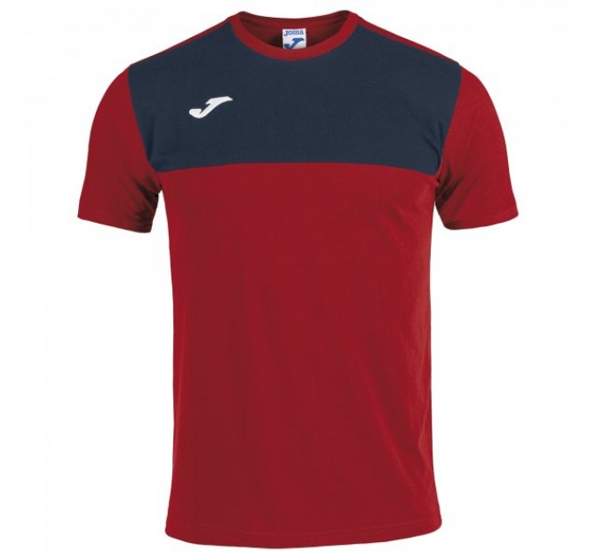 Футболка Joma WINNER COTTON 101107.603 цвет: красный/темно-синий