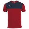Футболка Joma WINNER COTTON 101107.603 цвет: красный/темно-синий