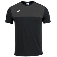 Футболка Joma WINNER COTTON 101107.110 цвет: черный/серый