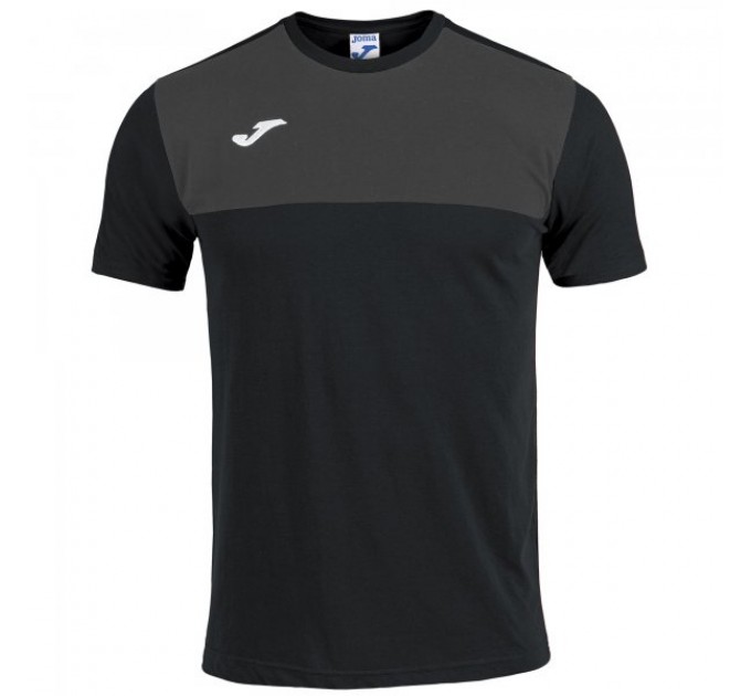 Футболка Joma WINNER COTTON 101107.110 цвет: черный/серый