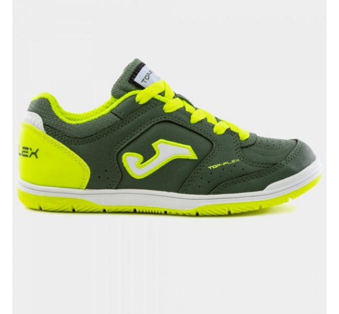 Взуття для залу (футзалки Джома) Joma TOP FLEX JR 923 TOPJW.923.IN дитячі колір: сірий/салатовий