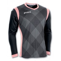 Вратарский свитер Joma DERBY 100007.100 черно-серо-розовый