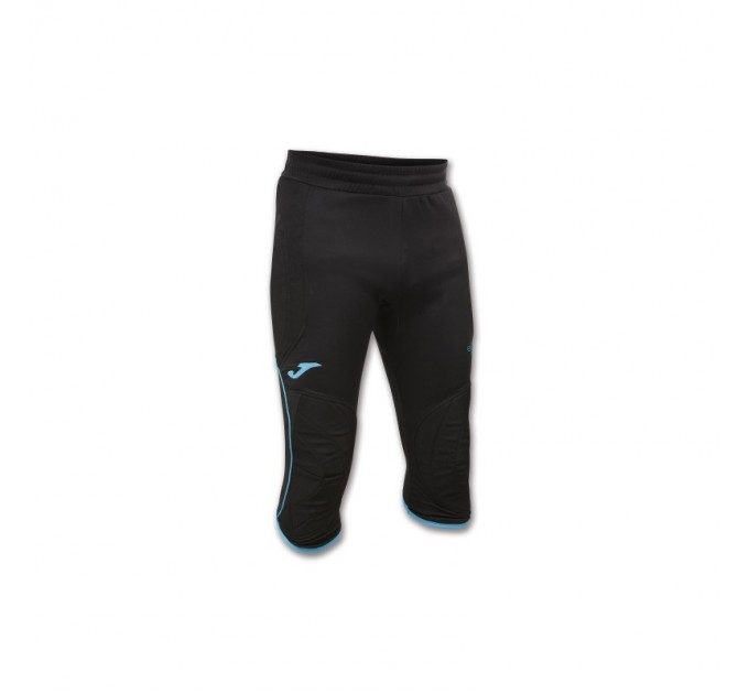 Бриджи вратарские Joma PROTEC 100448.116 цвет: черный/голубой